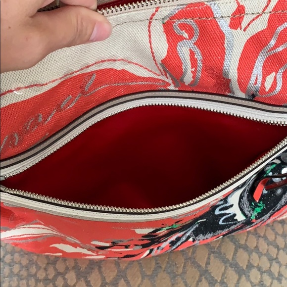 Coach like new floral bag purse - Picture 3 of 7